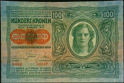 Geldschein 100-Kronen